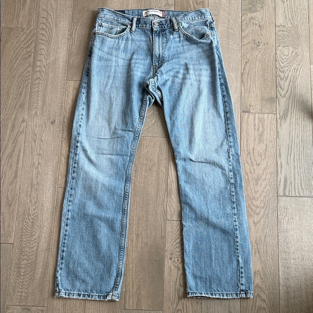 Levi's Light Blue Straight Jeans 514
